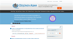 Desktop Screenshot of dusunenadamdergisi.org